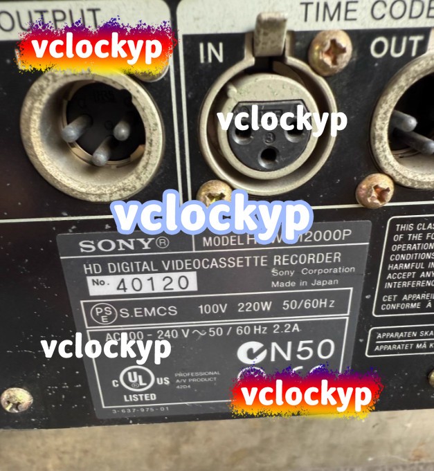 1pcs Sony hdw-m2000p multiformat hdcam recoder with digibeta,faulty machine