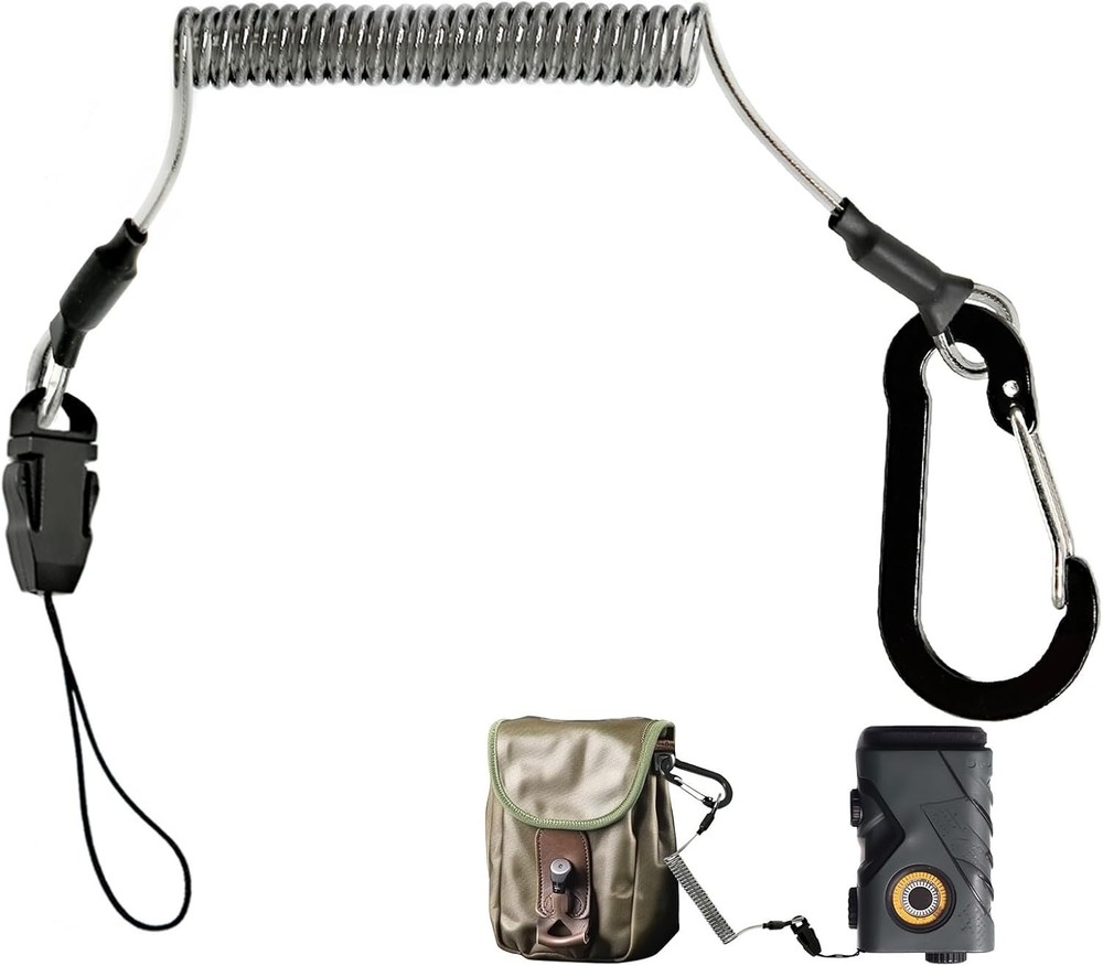 Lightweight Waterproof Rangefinder Tether - Stretchable Lanyard for Adventurers