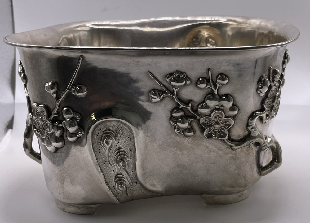 Chinese Export Wang Hing Cherry Blossom Bowl c.1900