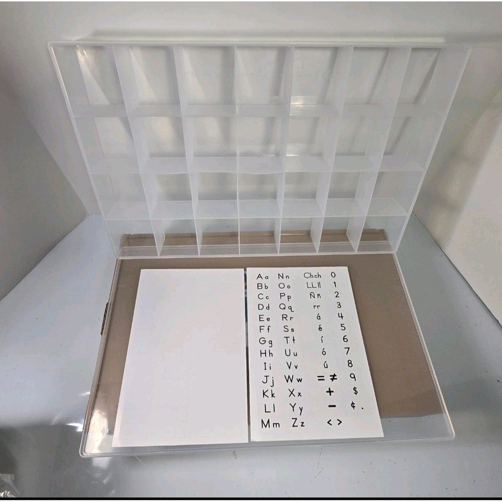 Really good stuff 28 Compartment Plastic Storage Case Bead Craft Organizer