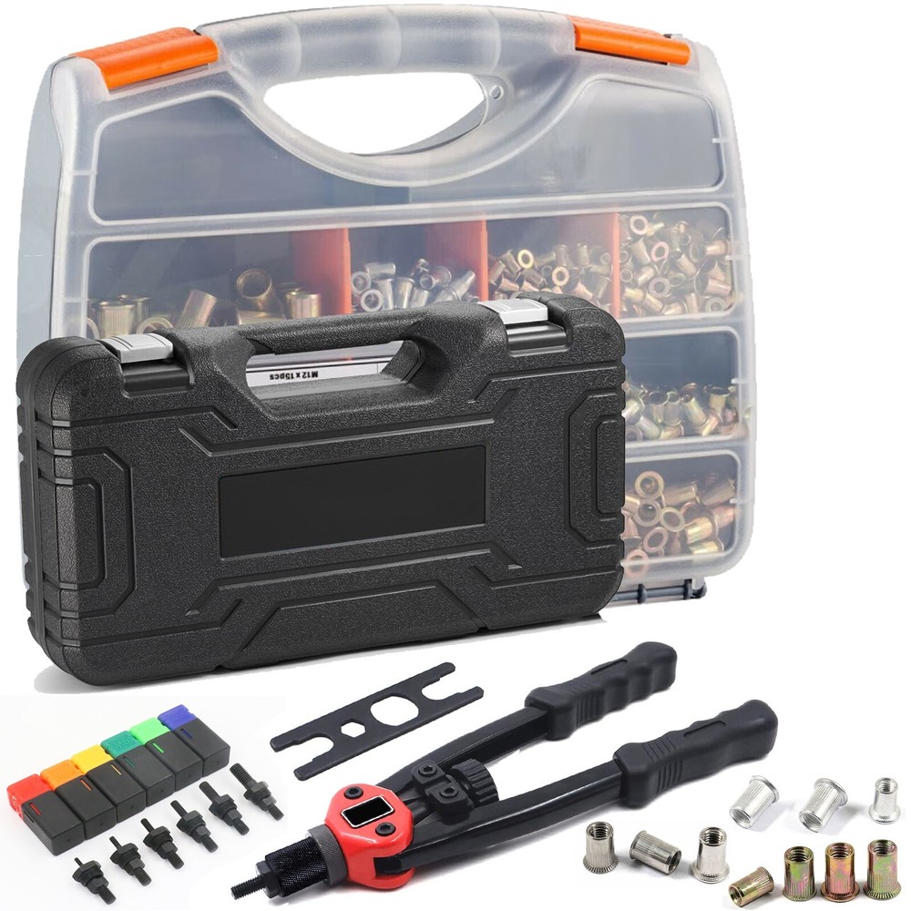 Rivet Nut Gun Kit Rivnut Setting Tools Nut Setter Tool Hand Blind Riveter 13"