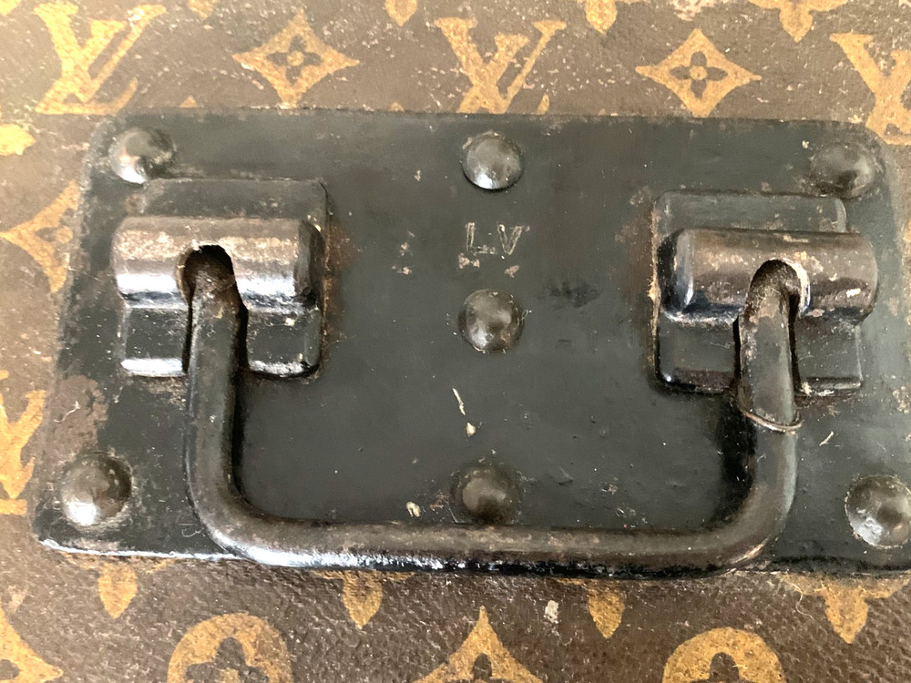 Louis Vuitton Monogram canvas steamer trunk