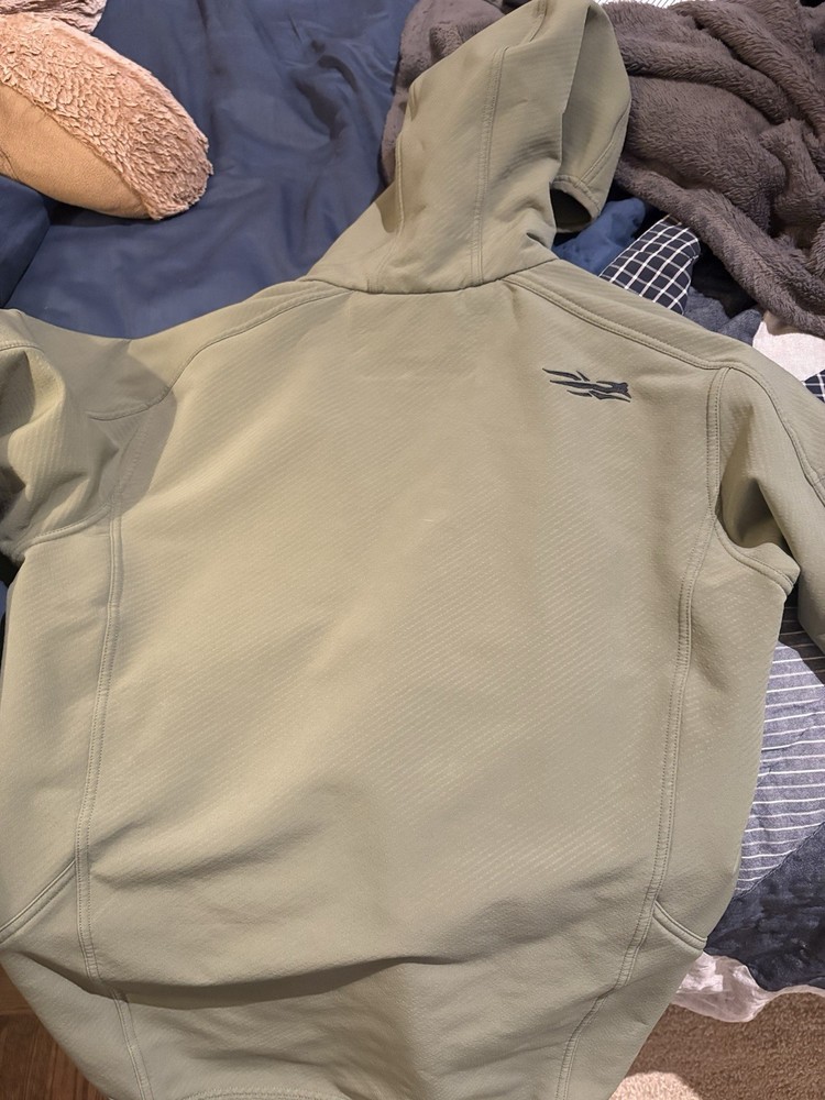 Sitka Alpha Fleece Hooded Jacket Size Medium