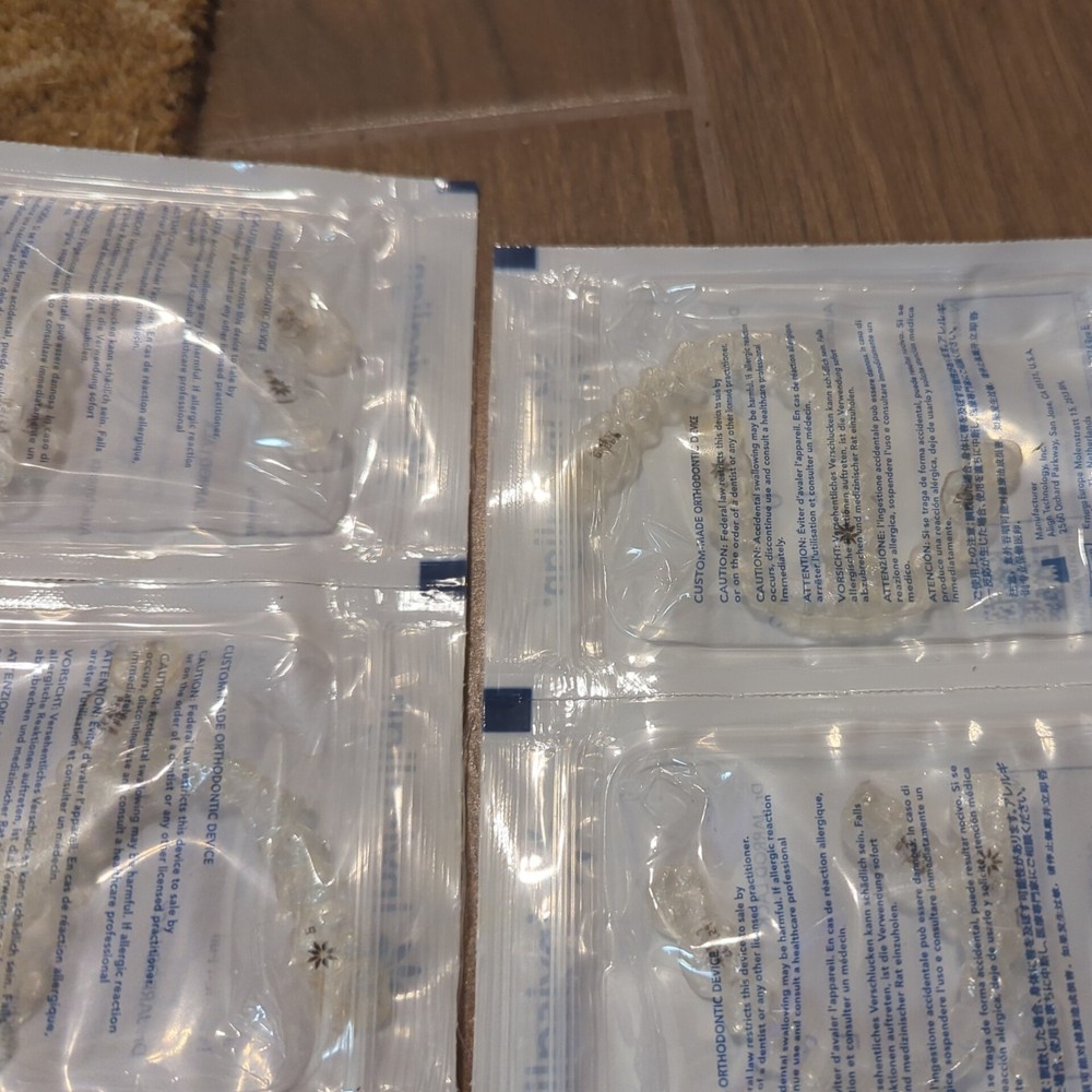 21 INVISALIGN Teeth Aligners, Clear Braces, Retainers, Arts & Craft Projects