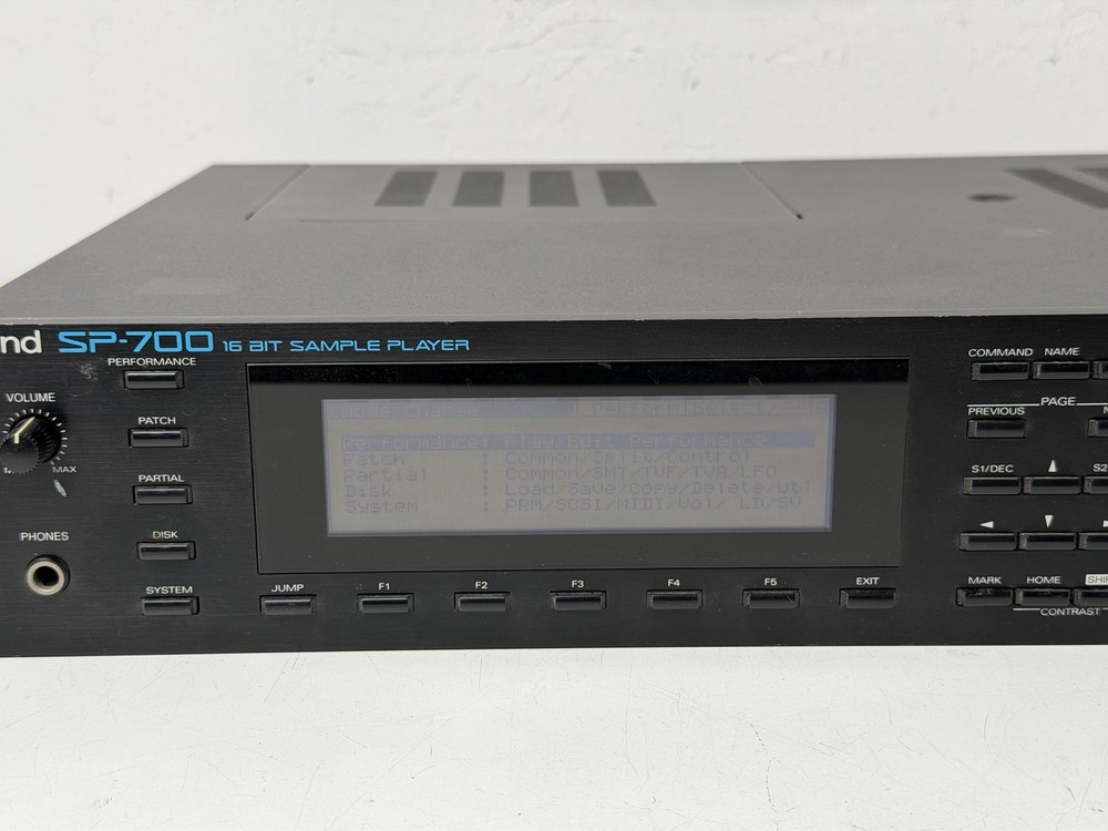 Untested Fully - Dim Display - Roland SP-700 Digital Sampler Playback Module