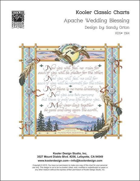 Apache Wedding Blessing by Kooler cross stitch pattern