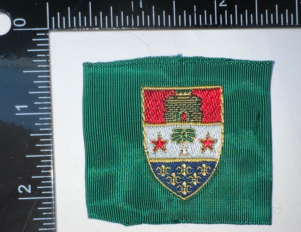 Cold War US Army 10th Infantry Bn German Made DI Leadership Loop Patch