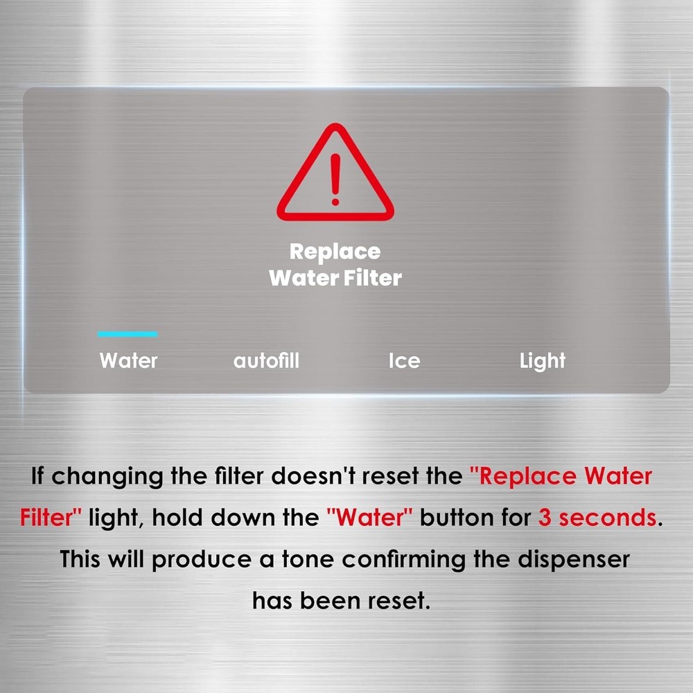 Waterdrop Refrigerator Water Filter, Replacement for GE® RPWFE WITH CHIP (1)