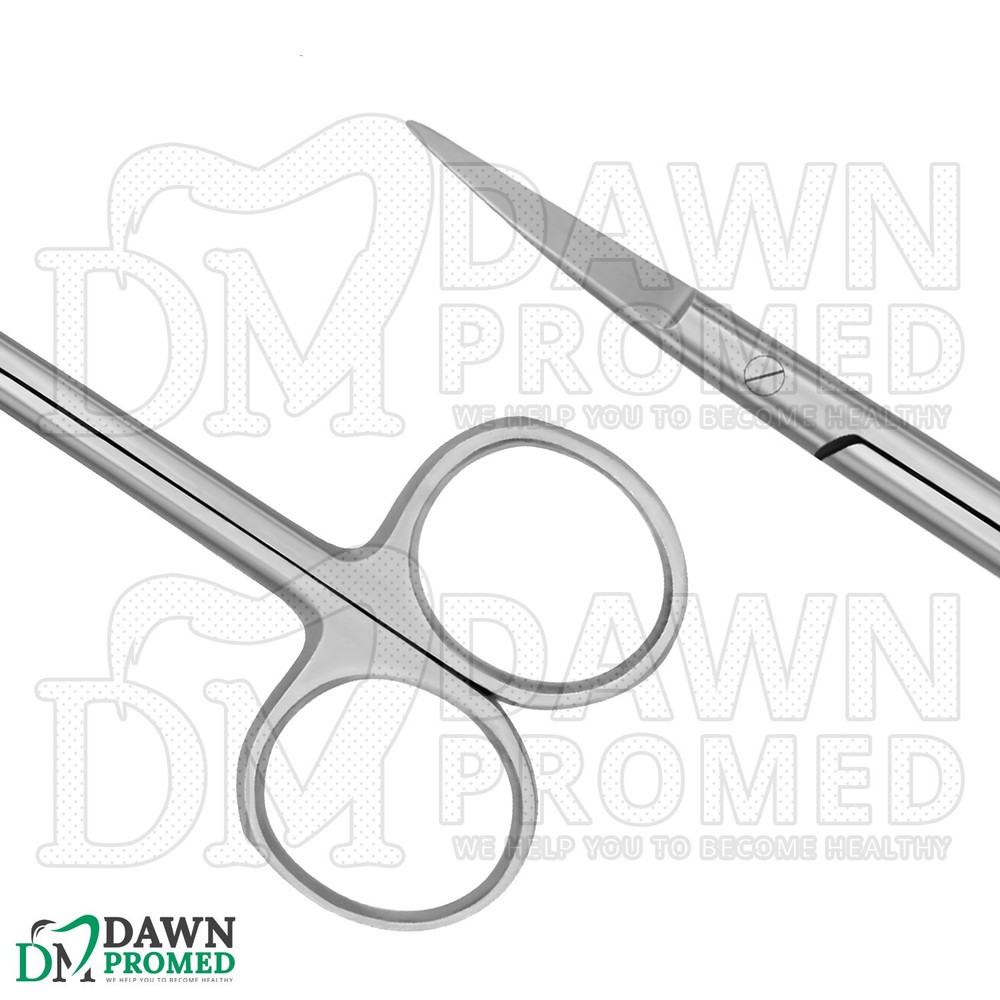 Iris Scissors 4.5″ Curved Round Pattern Dental Veterinary Surgical Instruments