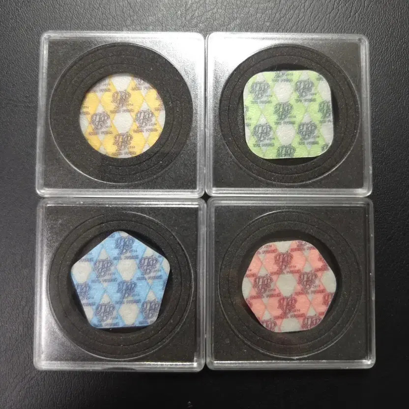 Rare 2014 Transnithia Plastic Commemorative Coins 4 Types