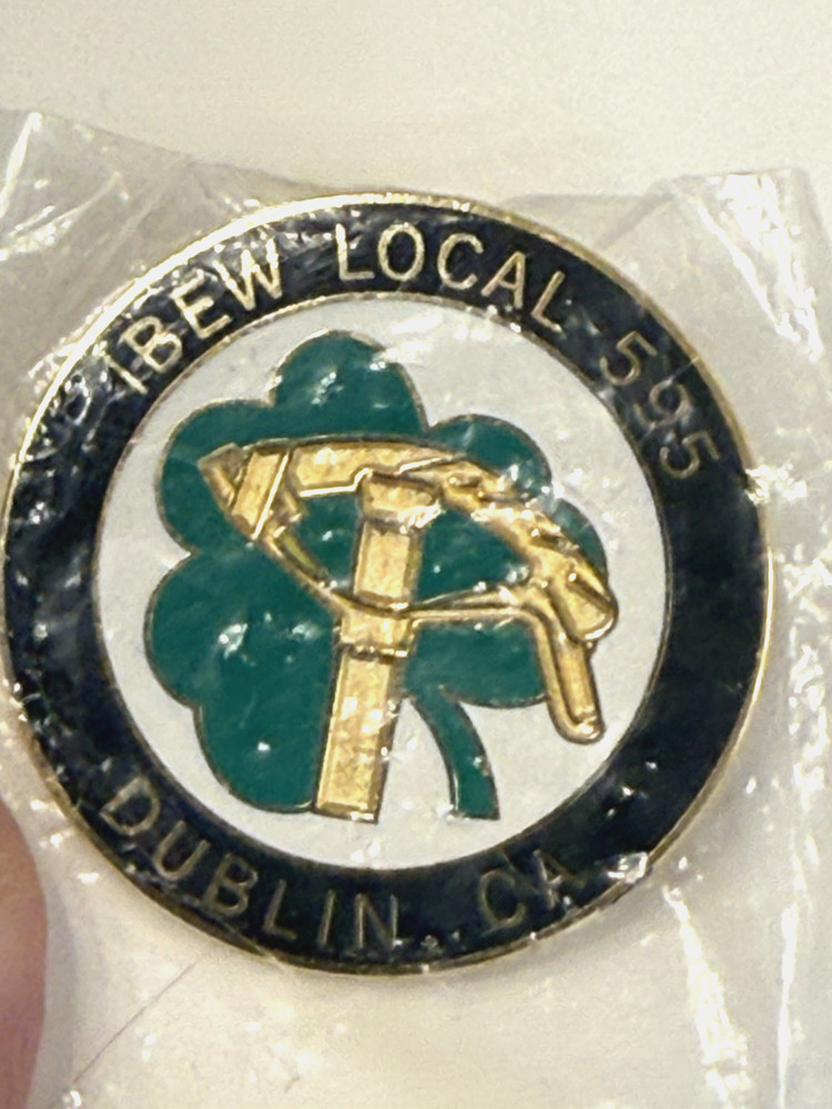 IBEW Local 595 Dublin, CA  Lapel Pin