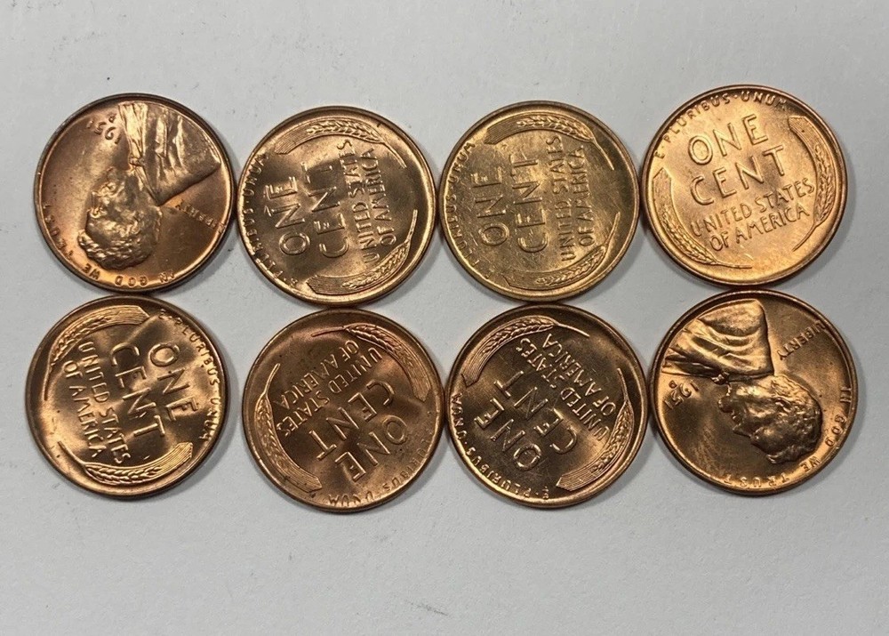 1951 Lincoln Wheat Cent. 01 Roll. CH/BU Red Roll.