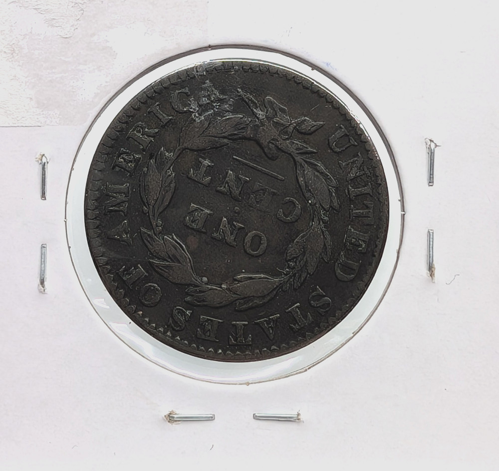1833- US Coronet Head Large Cent- VF