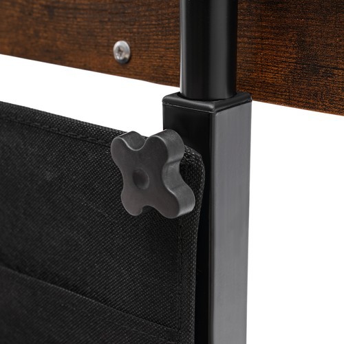 Office Rolling Laptop Desk Adjustable Height Computer Table 32-47in W/ Storage