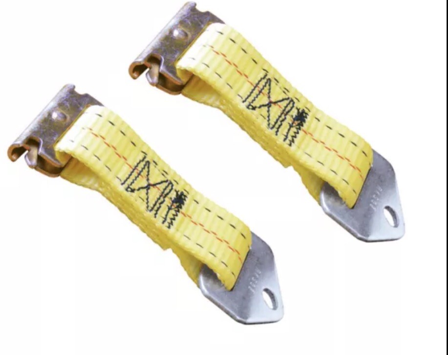 Cargobuckle 6303247 E-track Adapter Strap - 7" Pair