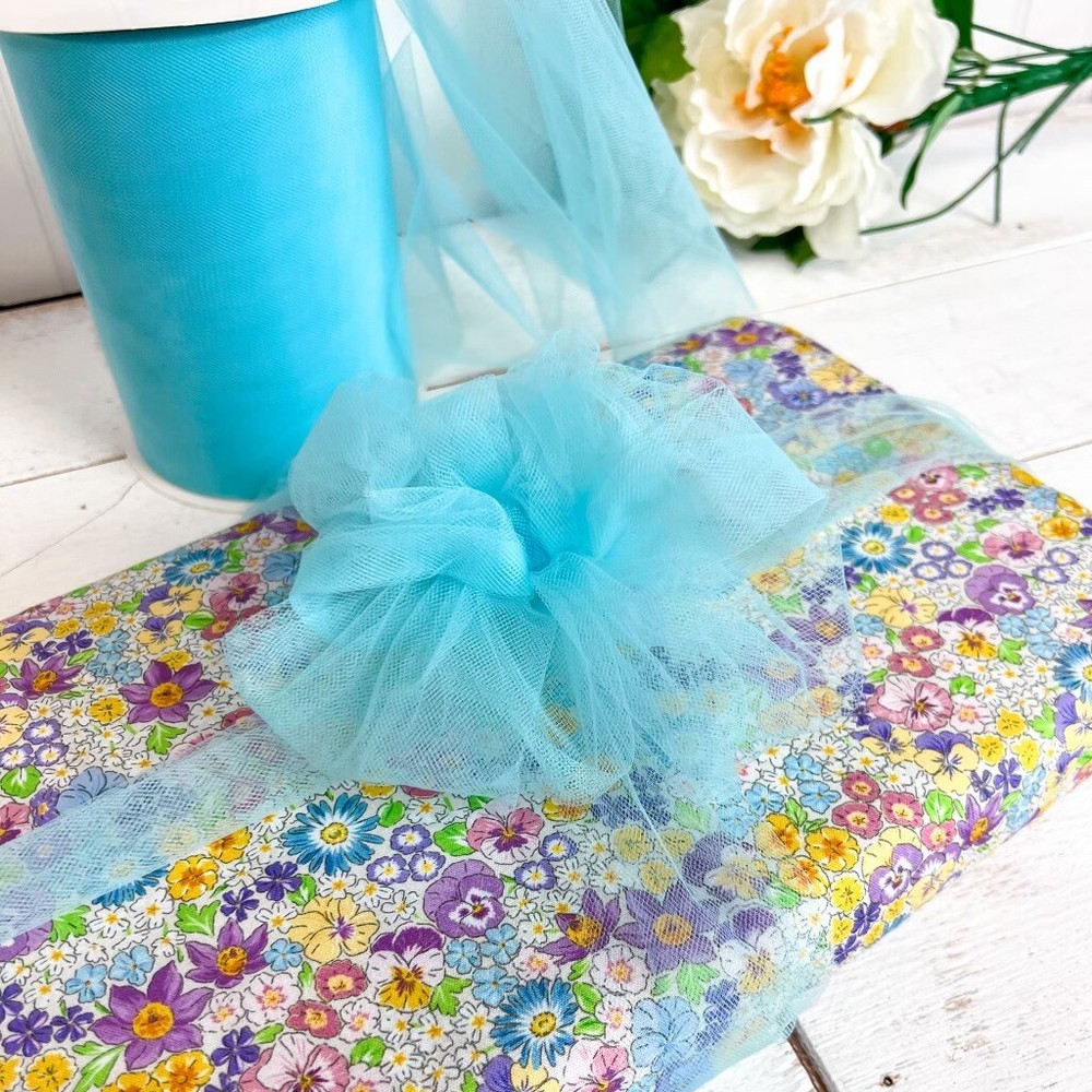 Threadart Mega Roll Tulle Fabric - 6"x100yd Decorations & Wedding - Emerald