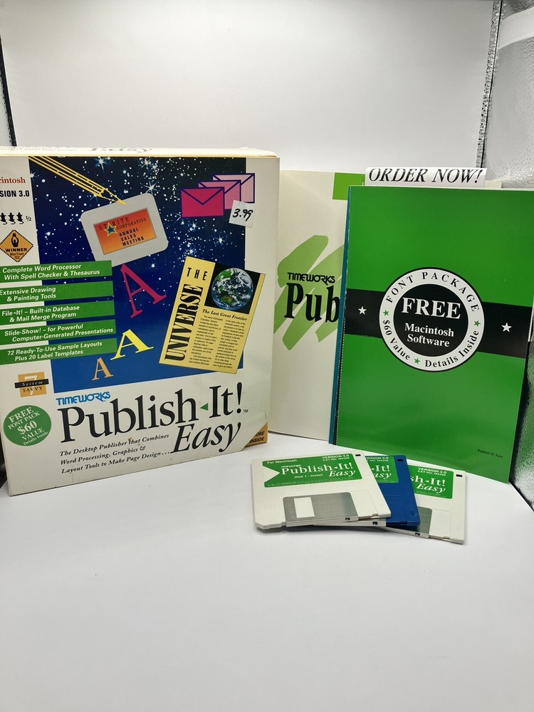 Timeworks Publish It! Easy Version 3.0 for Macintosh MacUser Winner