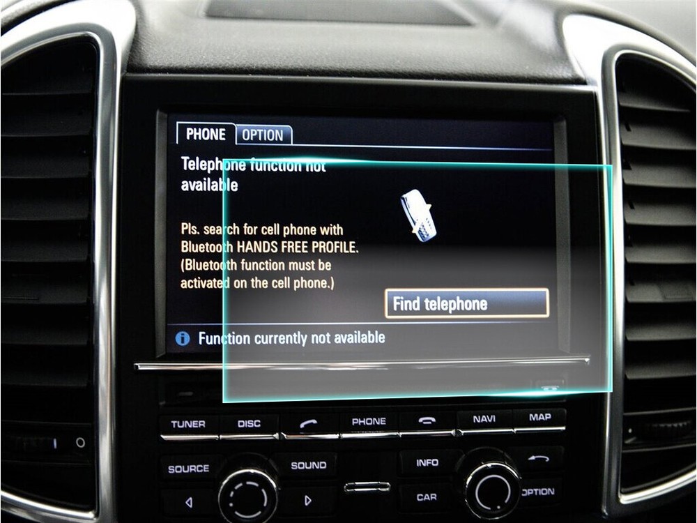 Crystal Clear Screen Protector for 2011 Porsche Cayenne Vehicle Navigation