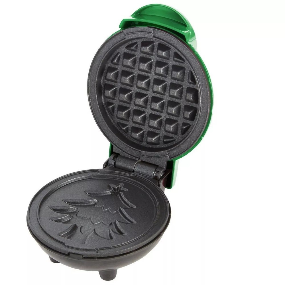 Dash Christmas Tree Mini Waffle Maker Xmas Holiday