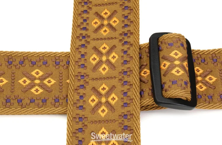 Fender Pasadena Woven Guitar Strap - Lattice Tan