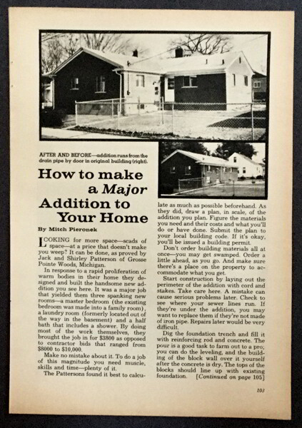 How-To Plan & Build a Room PLANS and INFO Home Addition