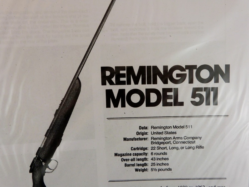 REMINGTON MODEL 511 RIFLE BREAK DOWN INSTRUCTION KIT