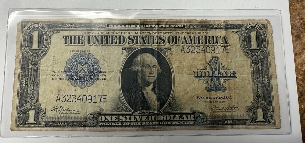 1923 $1 Silver Certificate Large Size Note - Circulated