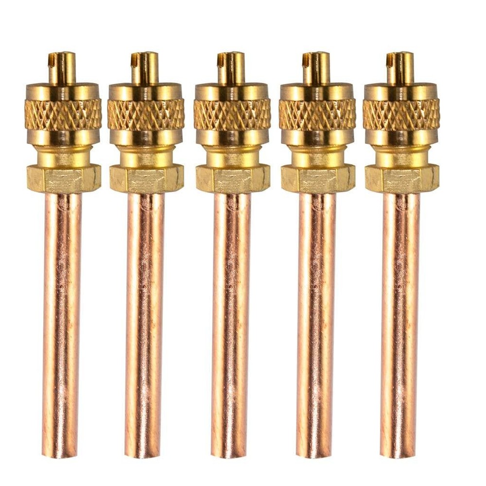 20pcs Service/Access Valve 1/4" SAE *1/4" OD *2.75" Stem Core Refrigeration Set