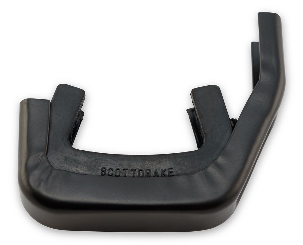 Scott Drake Radiator Mounting Bracket Black Set 3-Row Bronco 1966-1977