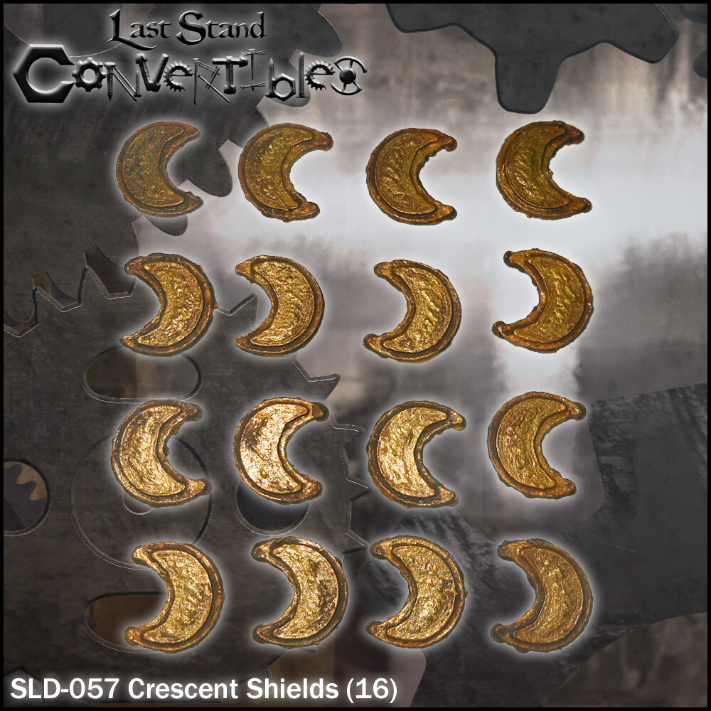 LAST STAND CONVERTIBLES BITS SHIELDS - CRESCENT SHIELDS (16)