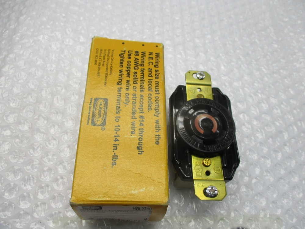 HUBBELL HBL2710 TWIST-LOCK RECEPTACLE NSMP