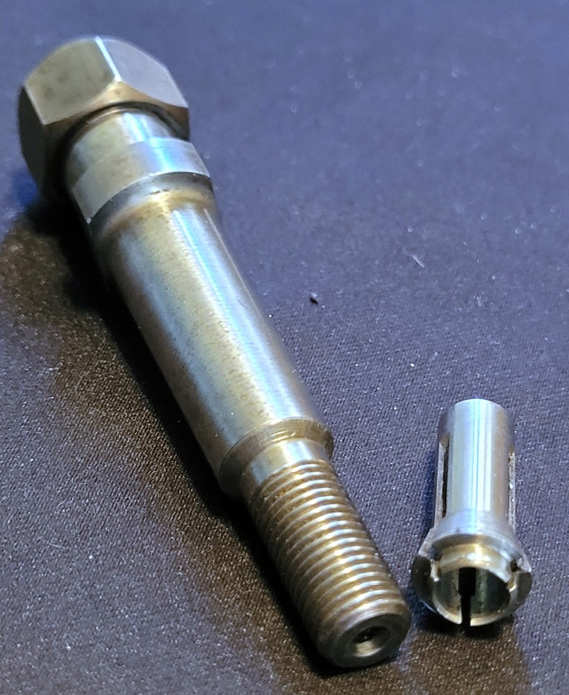 3/8" Threaded Universal Collet Chuck Adapter M10 1.25 Threaded Length: 3-1/2"