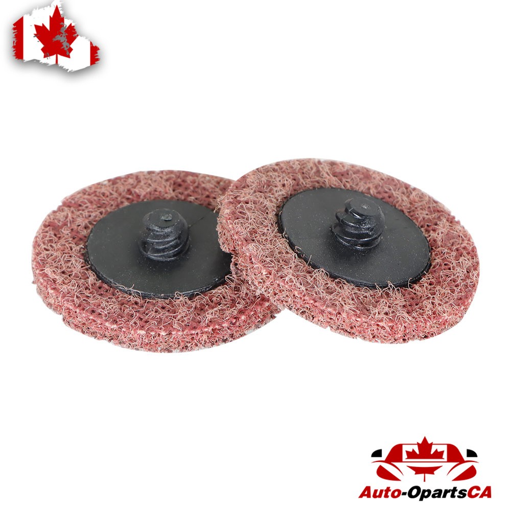 2" Medium Surface Conditioning Discs Roll Lock Grinder Sanding Pads 50Pcs