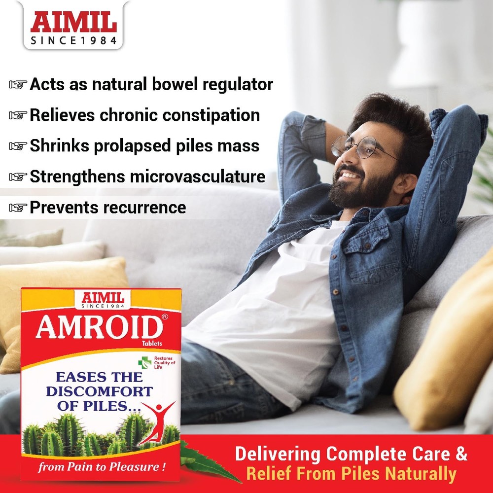 AIMIL Amroid Herbal Capsules 30 Count