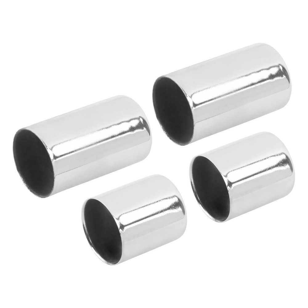 4x Chrome Docking Hardware Magnet Point Covers Caps For Harley 2009-2025 Touring