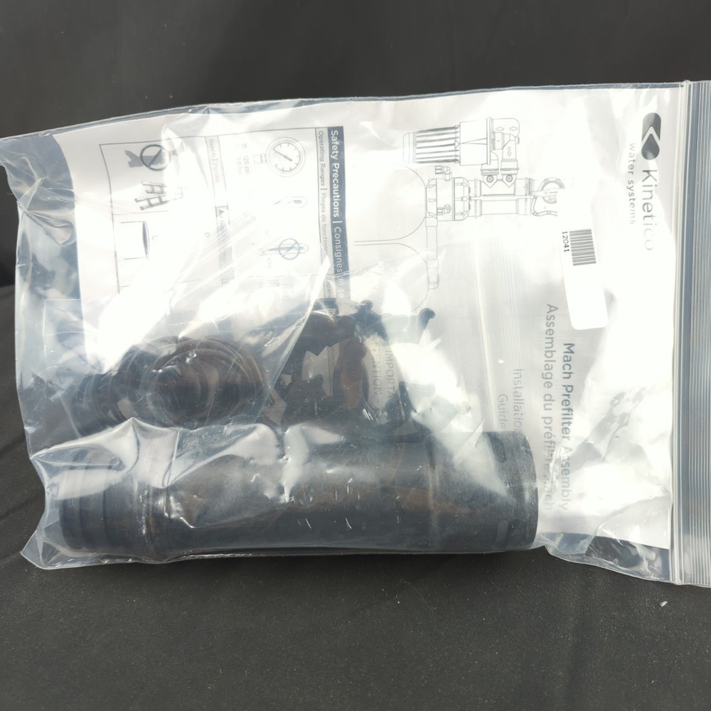 Genuine KINETICO SuperKit Pre Filter System + Mach Bypass Valve Bundle Full NIB