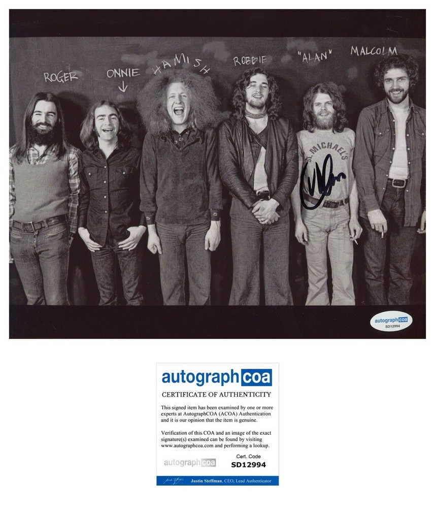 ‘Alan Gorrie’ Signed 8x10 Photo ‘Average White Band’ ACOA