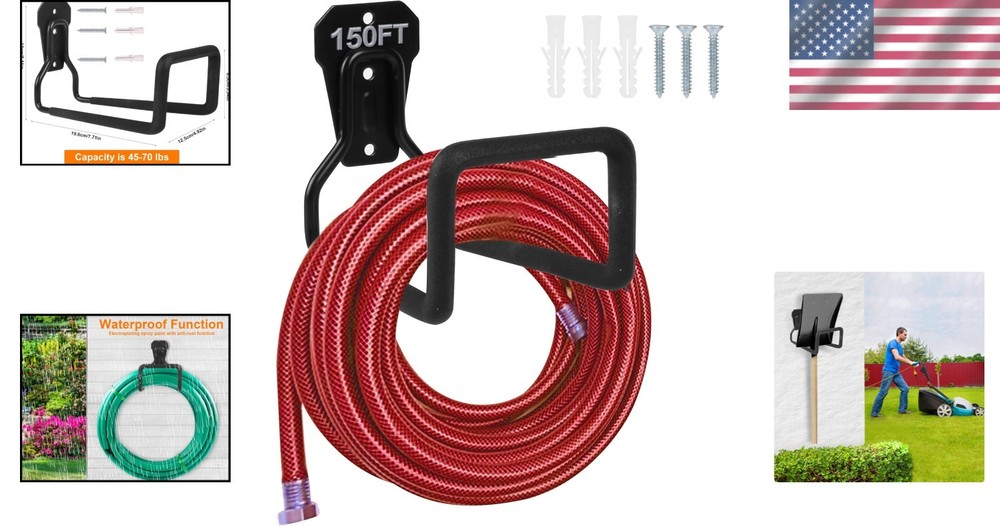 Heavy Duty Hose Hanger Wall Mount