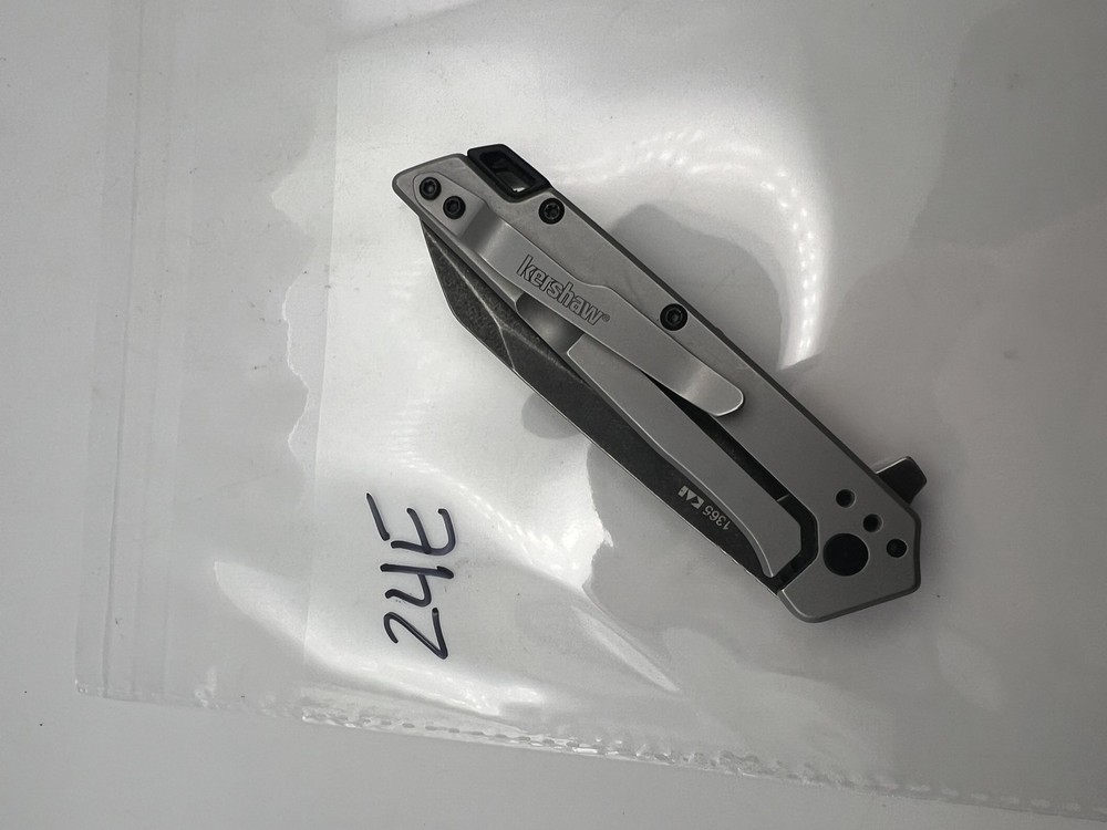 Kershaw 1365 Method Folding Pocket Knife Blackwashed Blade Stainless Handle EDC