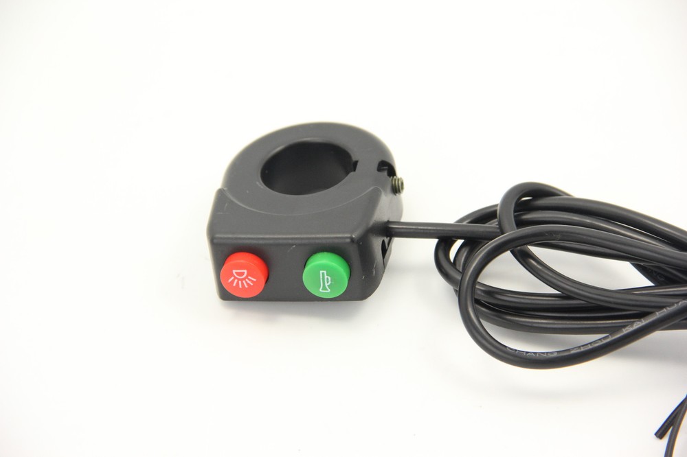 LED Spot Light Head Light w/ Switch Horn