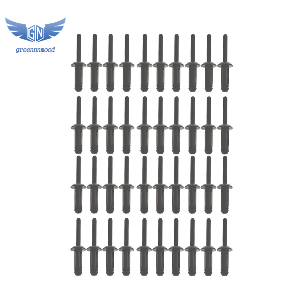 41 Piece PLASTIC POLY RIVET GUN QUICK SET RIVETER RIVETING HAND TOOL Asorted Kit