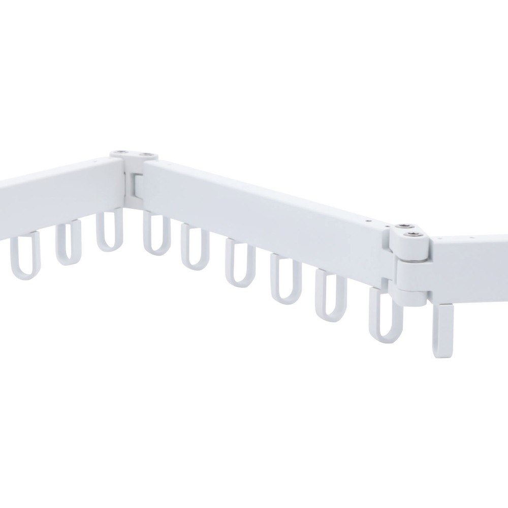 Laundry Clothes Storage Drying Rack Retractable Tri-Folding Hanger Wall-mounted