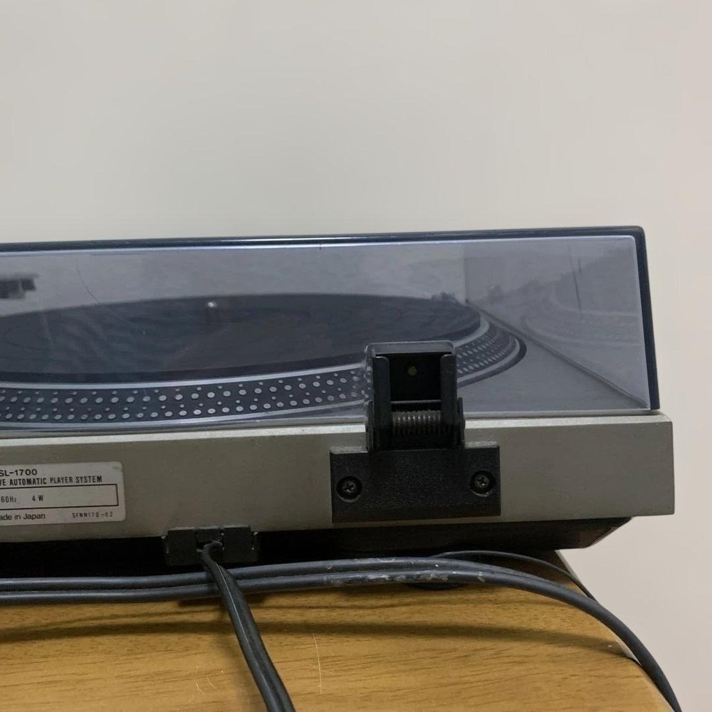 Technics SL-1700 Turntable w Headshell Untested AS IS Japan JUNK DJ