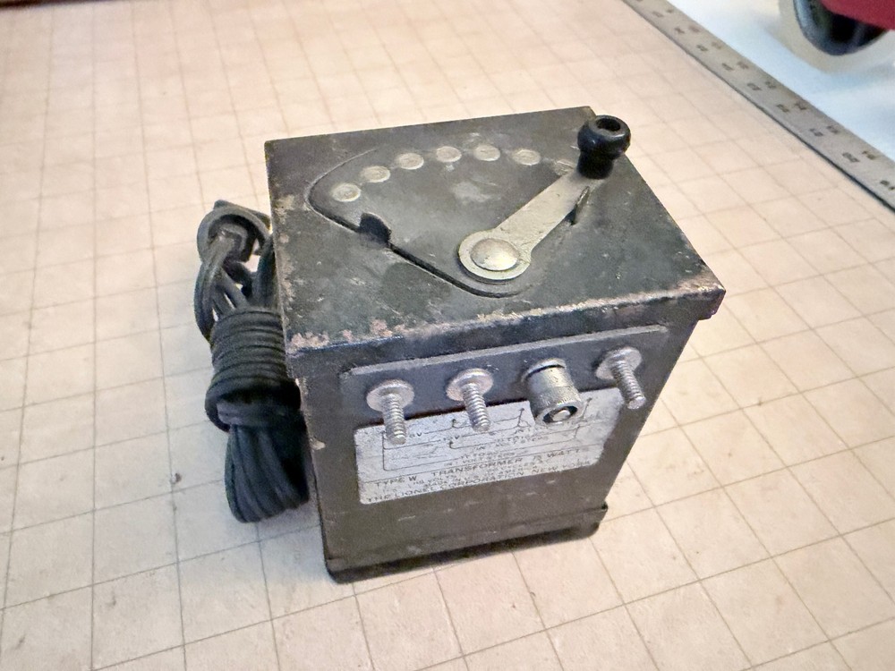 Pre-Type W Lionel Transformer 75 Watts Untested
