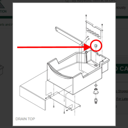 DRAIN TOP # 1011351-02