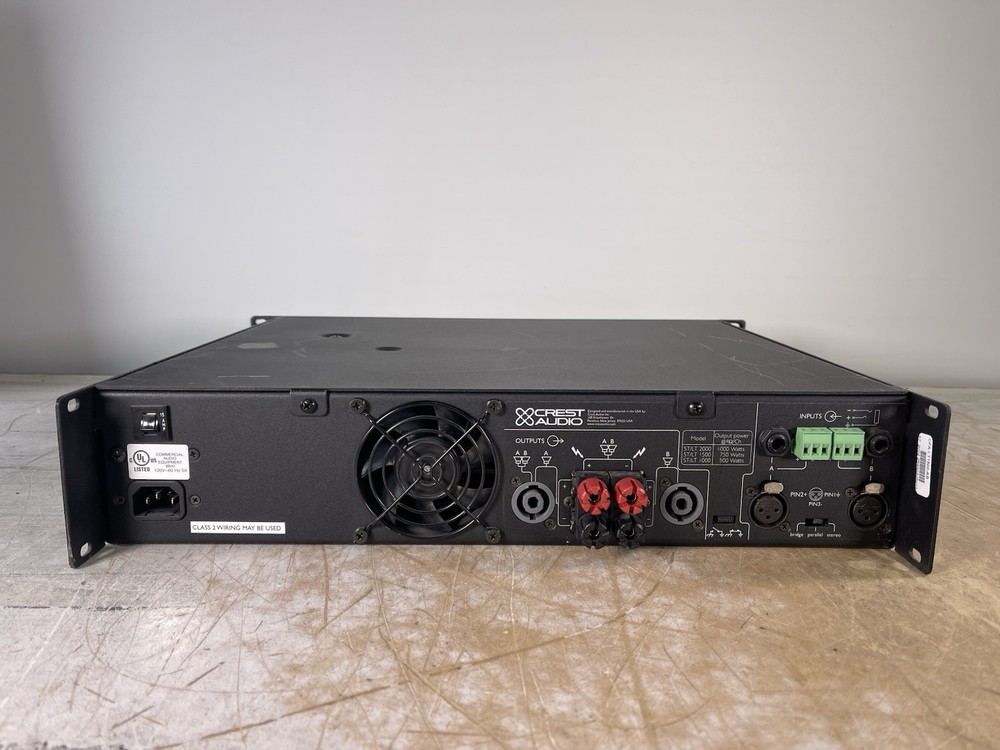 CREST AUDIO LT 1500 PROFESSIONAL POWER AMPLIFIER