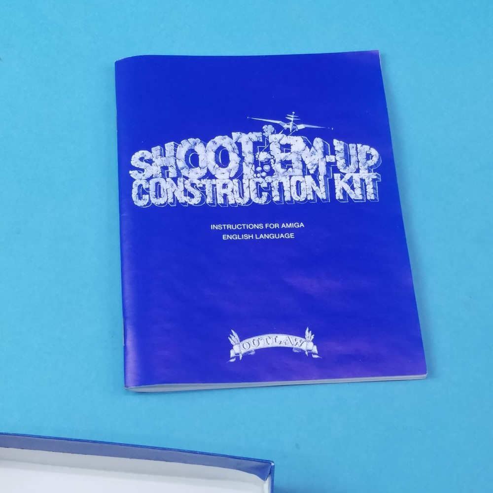 Shoot Em Up Construction Kit Box & Manual for Commodore Amiga Computer, 2 Disks