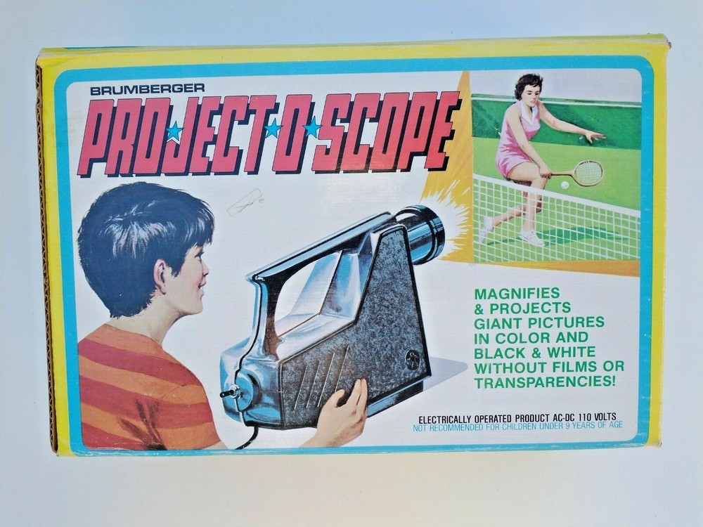 Brumberger Project-A-Scope Projector w/ Original Box