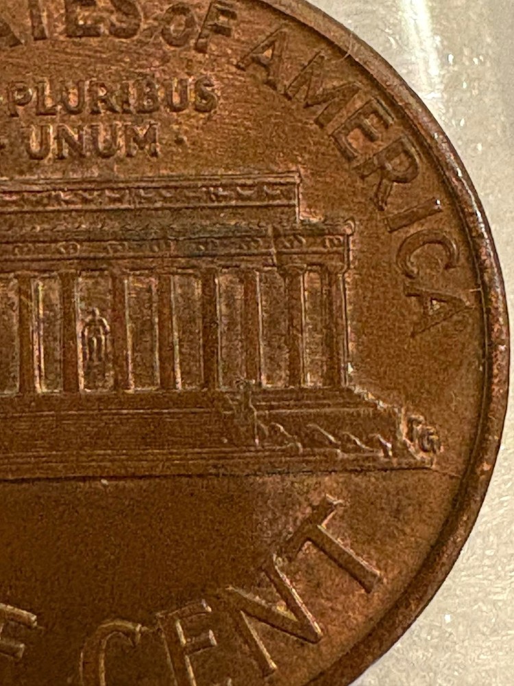 1990 no mint mark penny with multiple errors