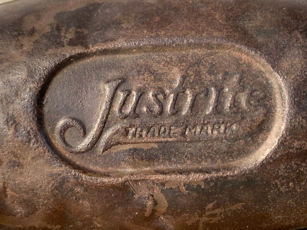 Vintage Justrite Metal Bottle